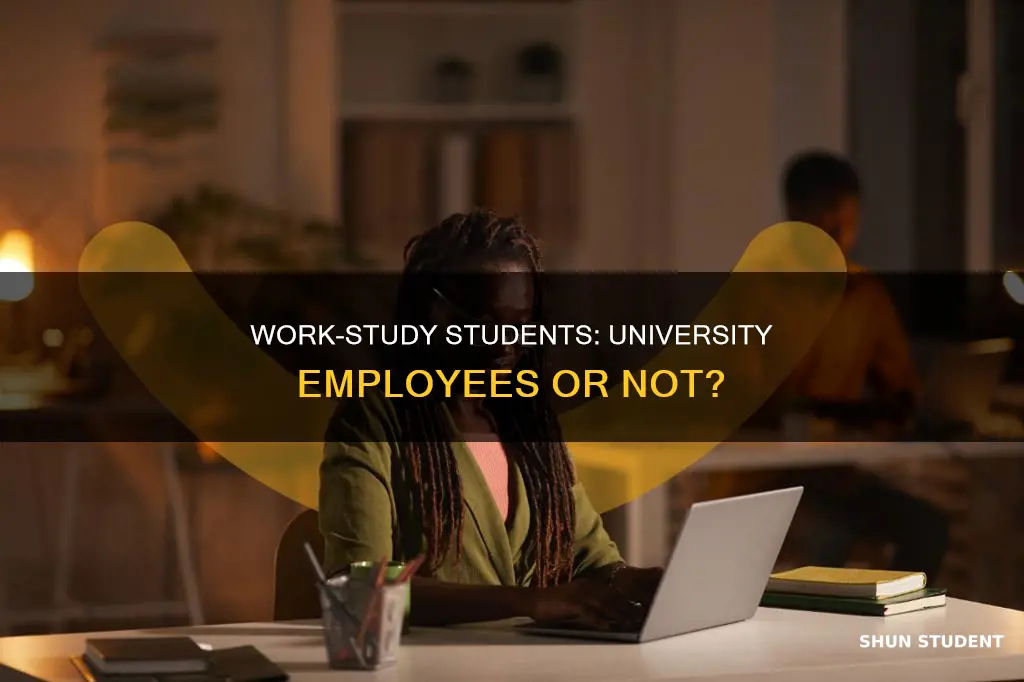 are work study students considered university employees