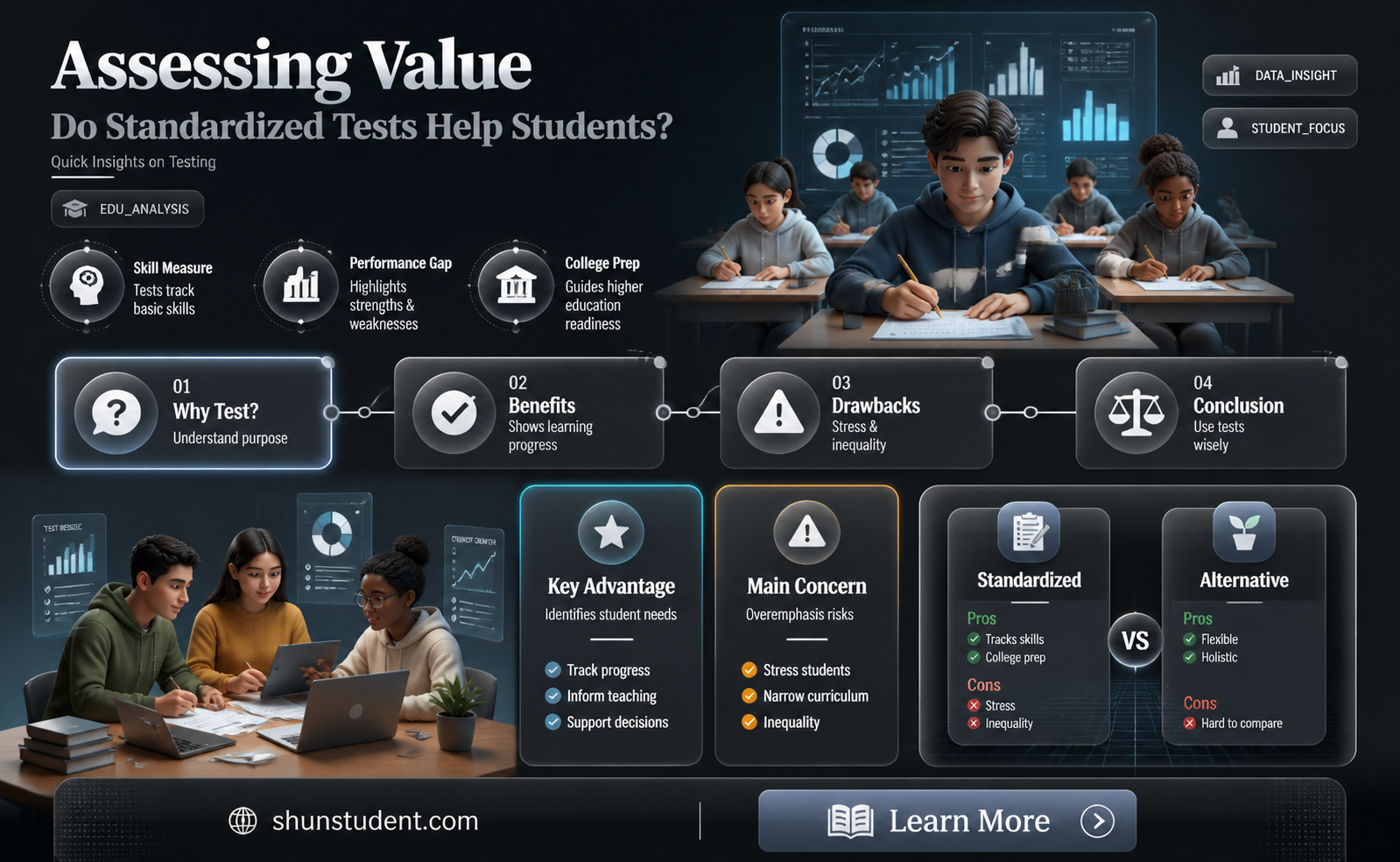 are standardized tests beneficial for school students