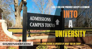 Provost Power: Student Admissions Influence?