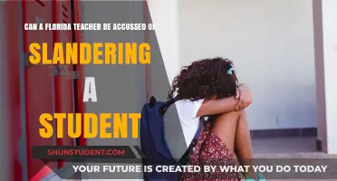 Can Florida Teachers Face Slander Charges for Student Remarks?