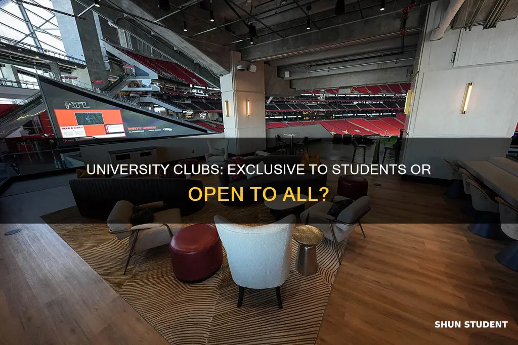 can a non student join university club