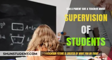 Can Parents Sue Teachers for Lack of Student Supervision?
