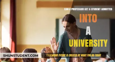How Professors Can Help Students Get Admitted