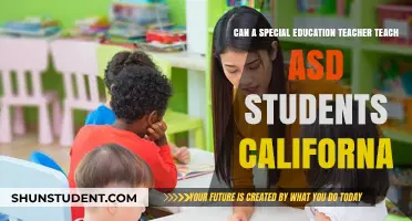 Special Education Teachers Teaching ASD Students in California: Possibilities and Requirements