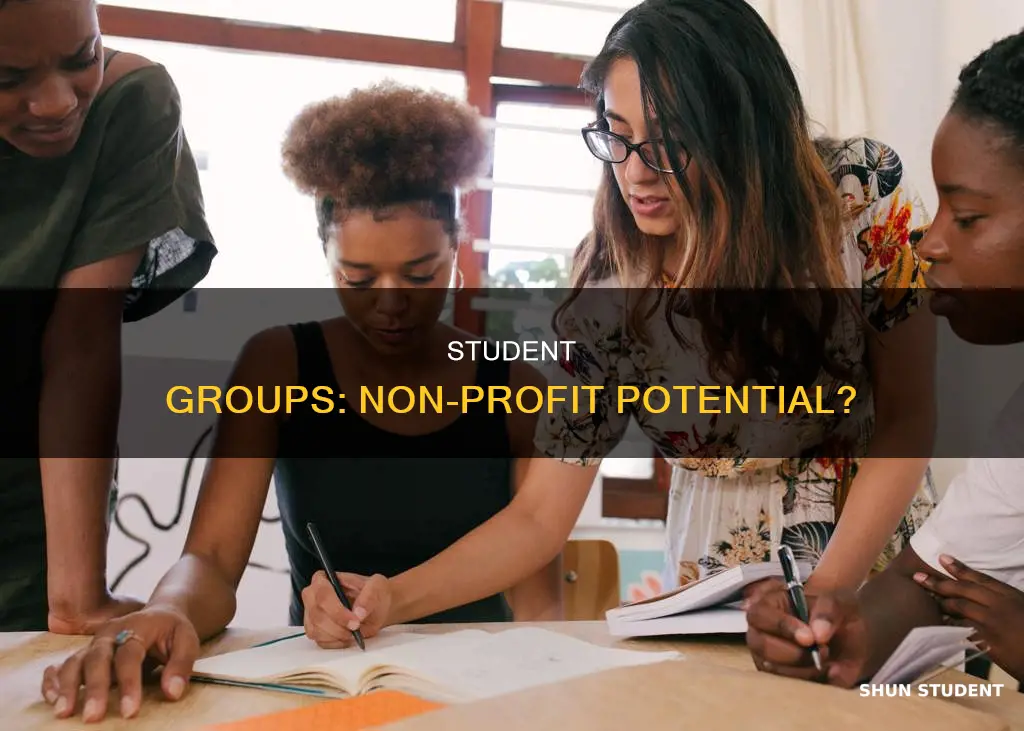 can a student group at a university become a non-profit