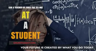 Can Teachers Be Fired for Yelling at Students? Legal Insights