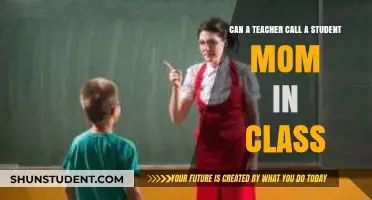 Teacher Calling Student 'Mom': Appropriate or Unprofessional in the Classroom?