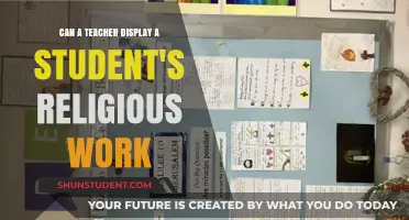 Teachers and Religious Expression: Displaying Student Work Ethically
