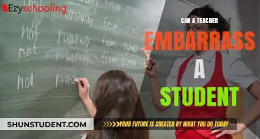 Can Teachers Embarrass Students? Ethical Boundaries in the Classroom