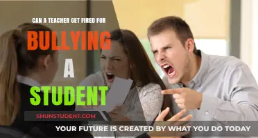 Teacher Bullying Students: Grounds for Termination and Legal Consequences