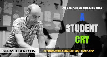 Can Teachers Face Termination for Causing Student Emotional Distress?