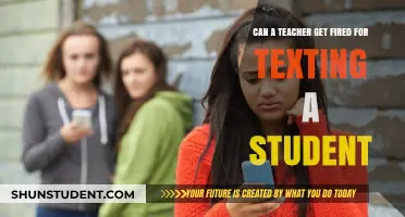 Can Teachers Be Fired for Texting Students? Legal and Ethical Insights