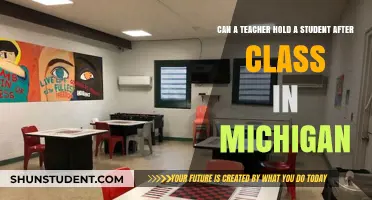 Can Michigan Teachers Detain Students After Class? Legal Insights