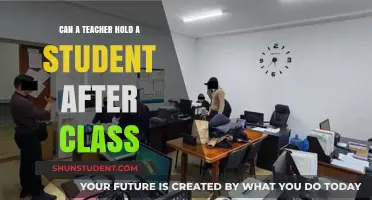 Can Teachers Detain Students After Class? Legal and Ethical Insights