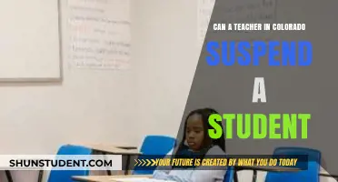Can Colorado Teachers Suspend Students? Legal Insights and Guidelines
