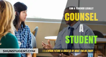 Can Teachers Legally Counsel Students? Exploring Ethical and Legal Boundaries