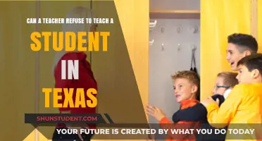 Can Texas Teachers Legally Refuse to Teach Certain Students?