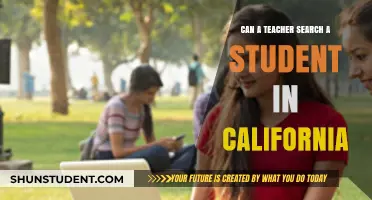 Can Teachers Legally Search Students in California? Know Your Rights
