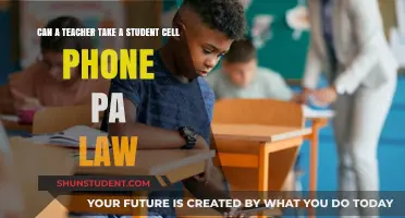 PA Law: Can Teachers Confiscate Student Cell Phones in School?
