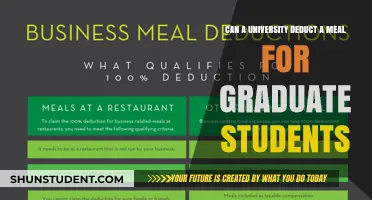 Meal Deductions for Grad Students: What's the Deal?