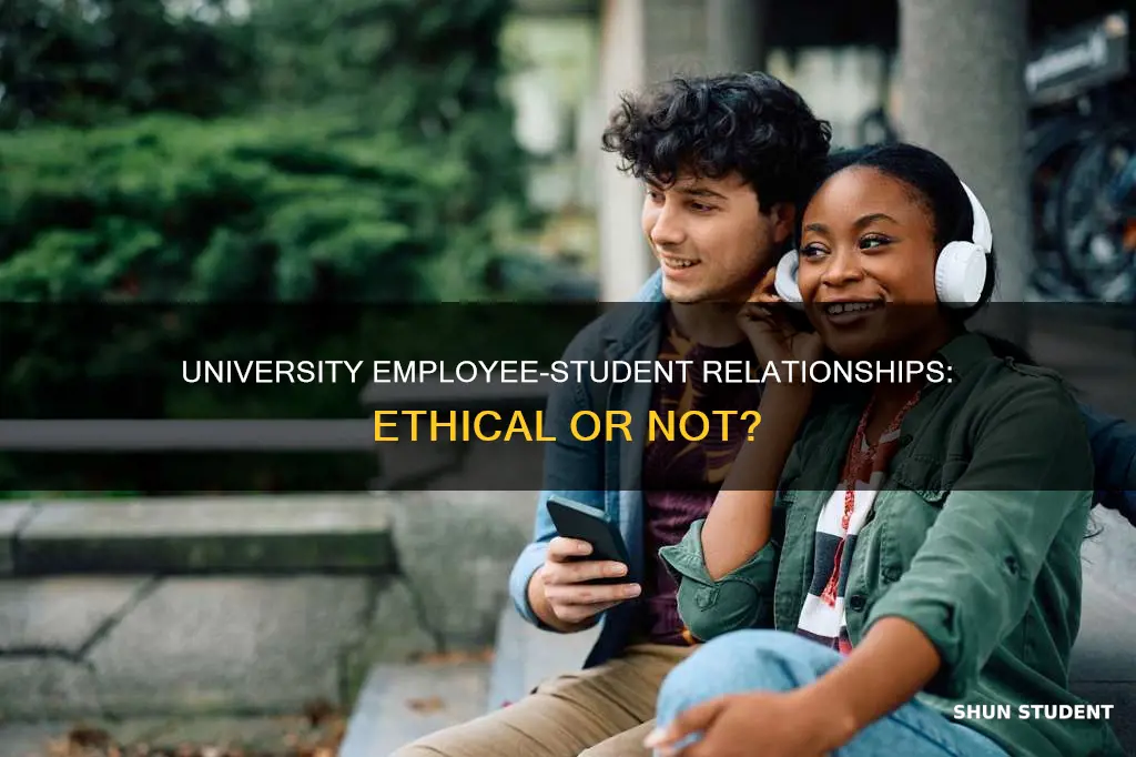 can a university employee date a student