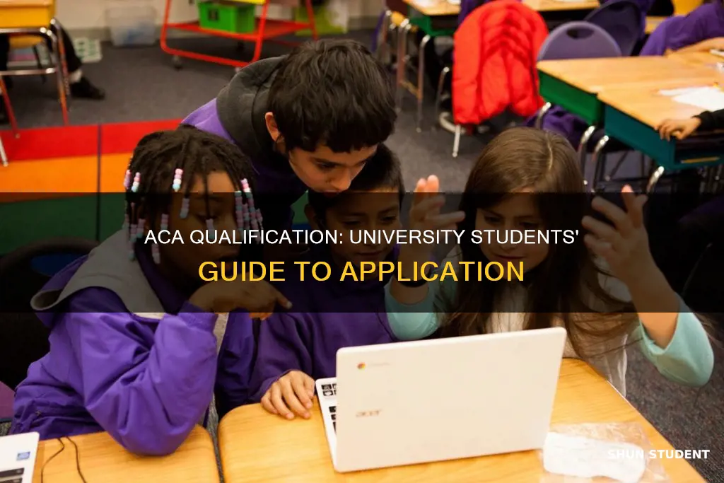 can a university student apply for aca