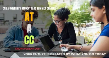 Summer Classes: CC and University Credits