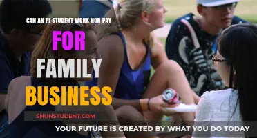 F1 Students: Working for Family Business?