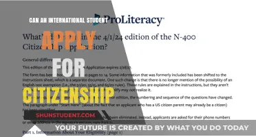 International Students: Pathway to Citizenship