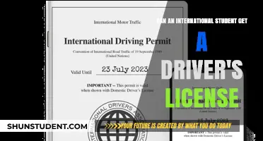 International Students: Getting a Driver's License