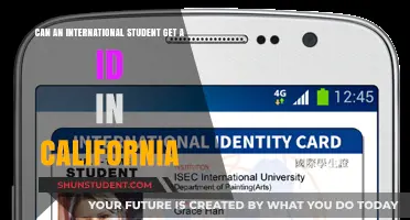 International Students: Getting a California ID