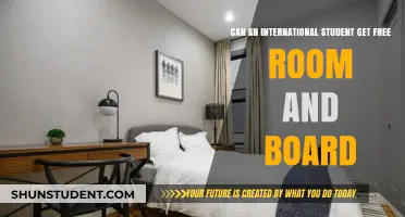 International Students: Free Room and Board?