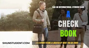 International Students and Check Books: What's the Deal?