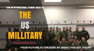 International Students: US Military Enlistment Options