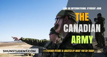 International Students: Enlist in Canadian Forces?