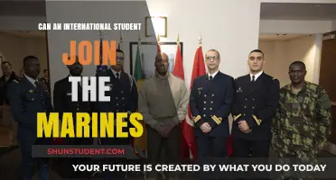 International Students: Enlistment in the Marines