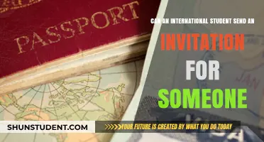 International Students: Sending Invitations to Visitors