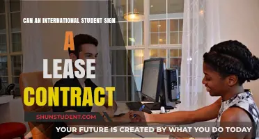 International Students: Lease Contract Signatory Rights