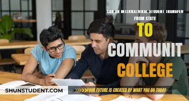 Transferring from State to Community College as an International Student
