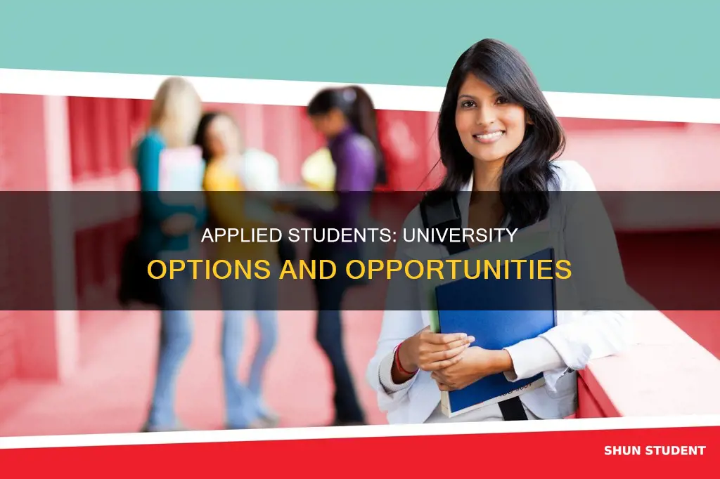 can applied students go to university