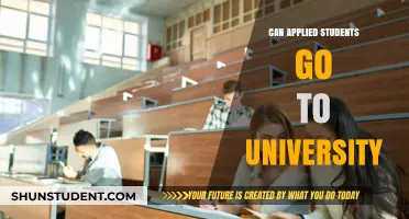 Applied Students: University Options and Opportunities