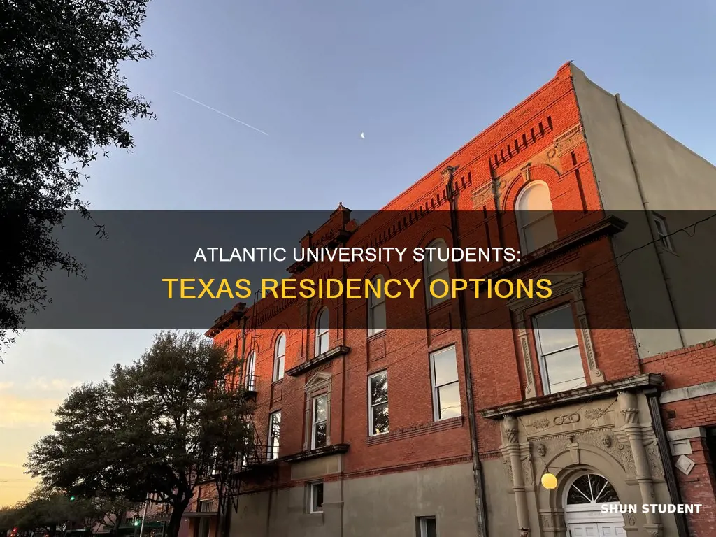 can atlantic university students do residency in texas