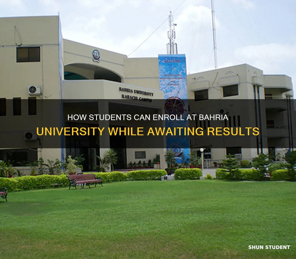 can awaiting results student allay in bahria university islamabad