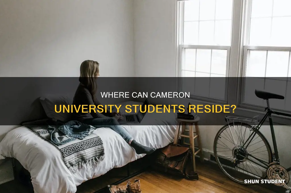 can cameron university students live off campus