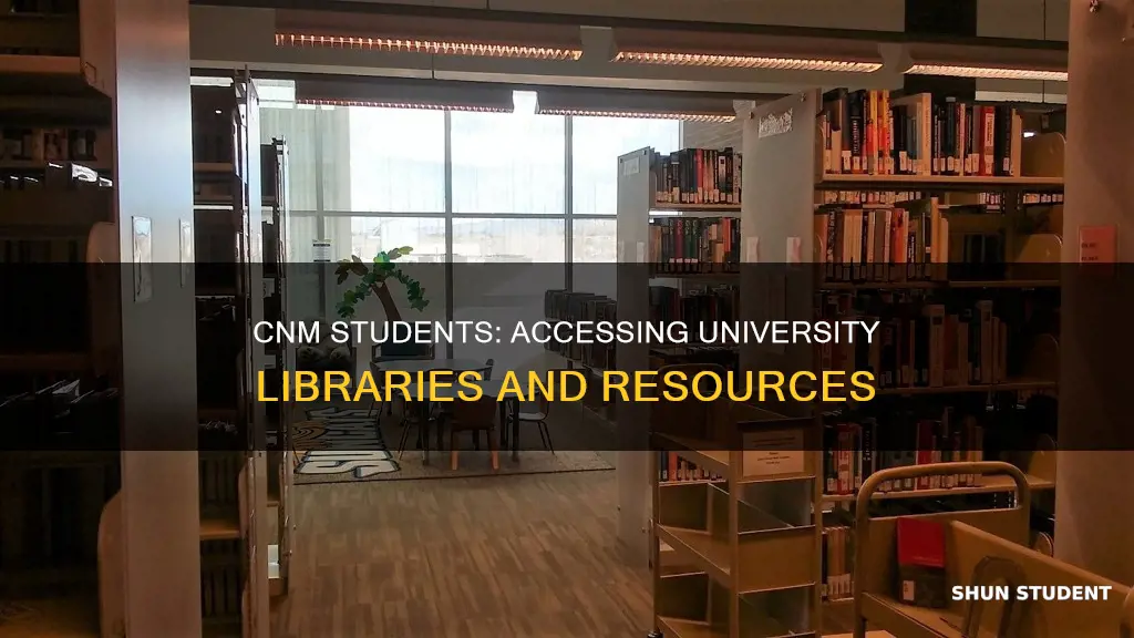 can cnm students use university library