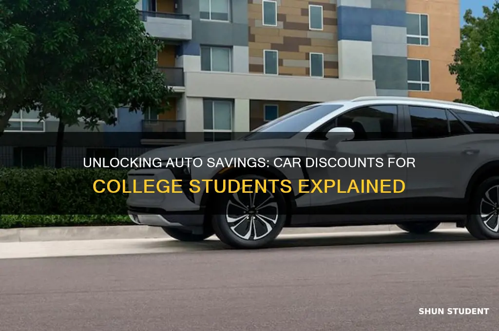 can college students get discounts on cars