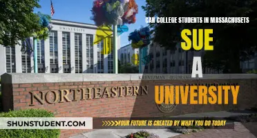 Massachusetts College Students: Can You Sue Your University?
