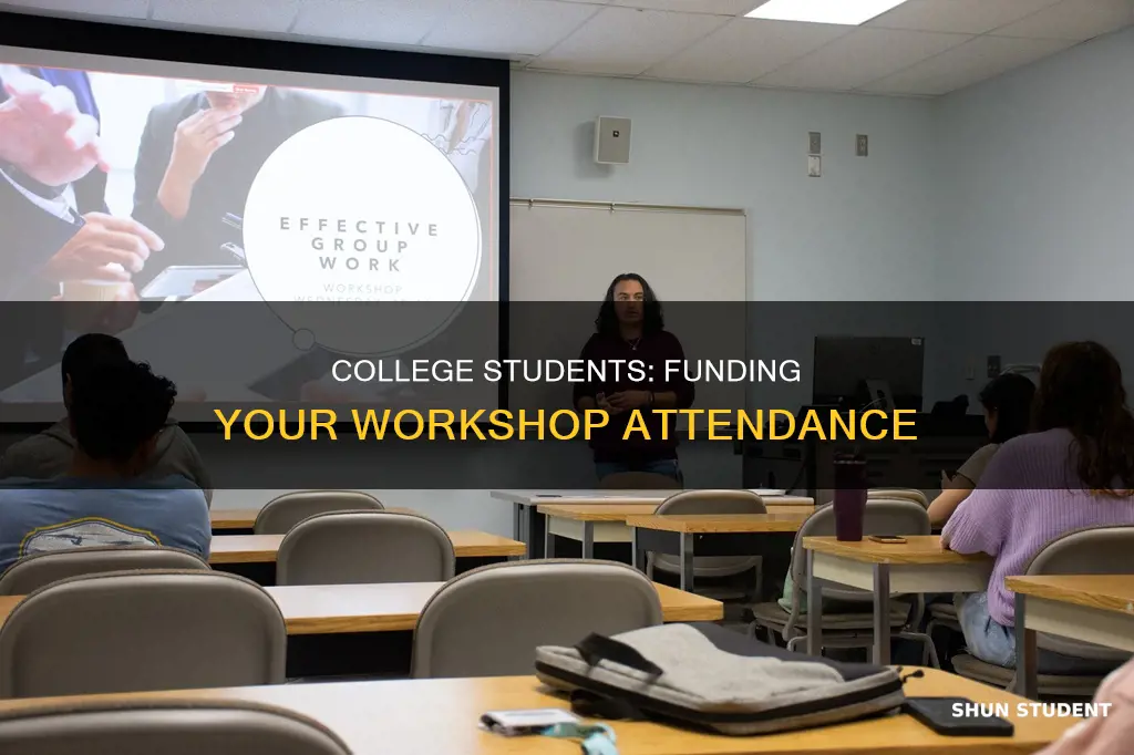 can college students pay for workshops