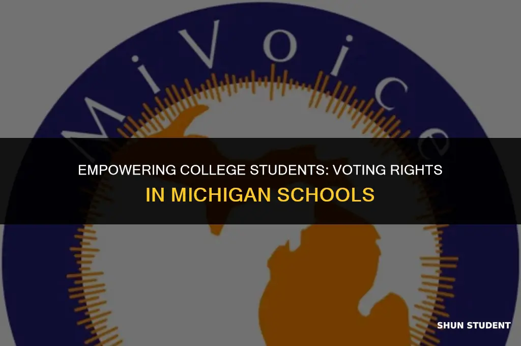 can college students vote where they go to school michigan
