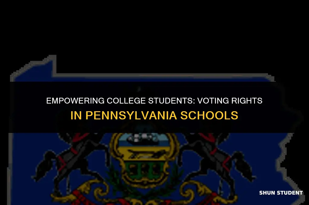 can college students vote where they go to school pennsylvania